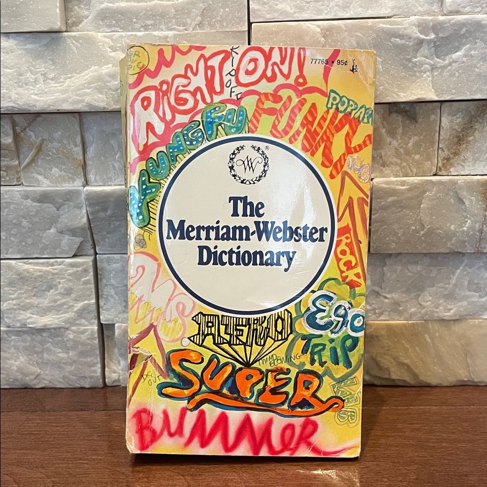 Colorful Merriam-Webster Dictionary